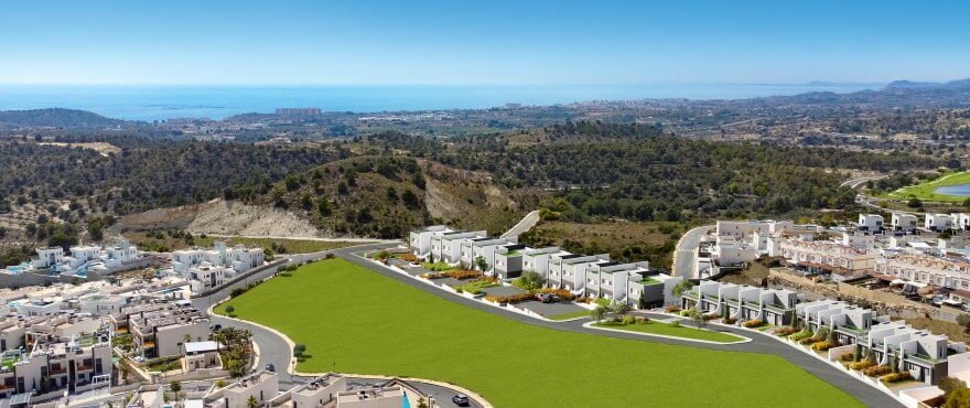 Neubau - Moderne Einzel-Villen- Ruhige Panoramalage 10 Min. zum Meer