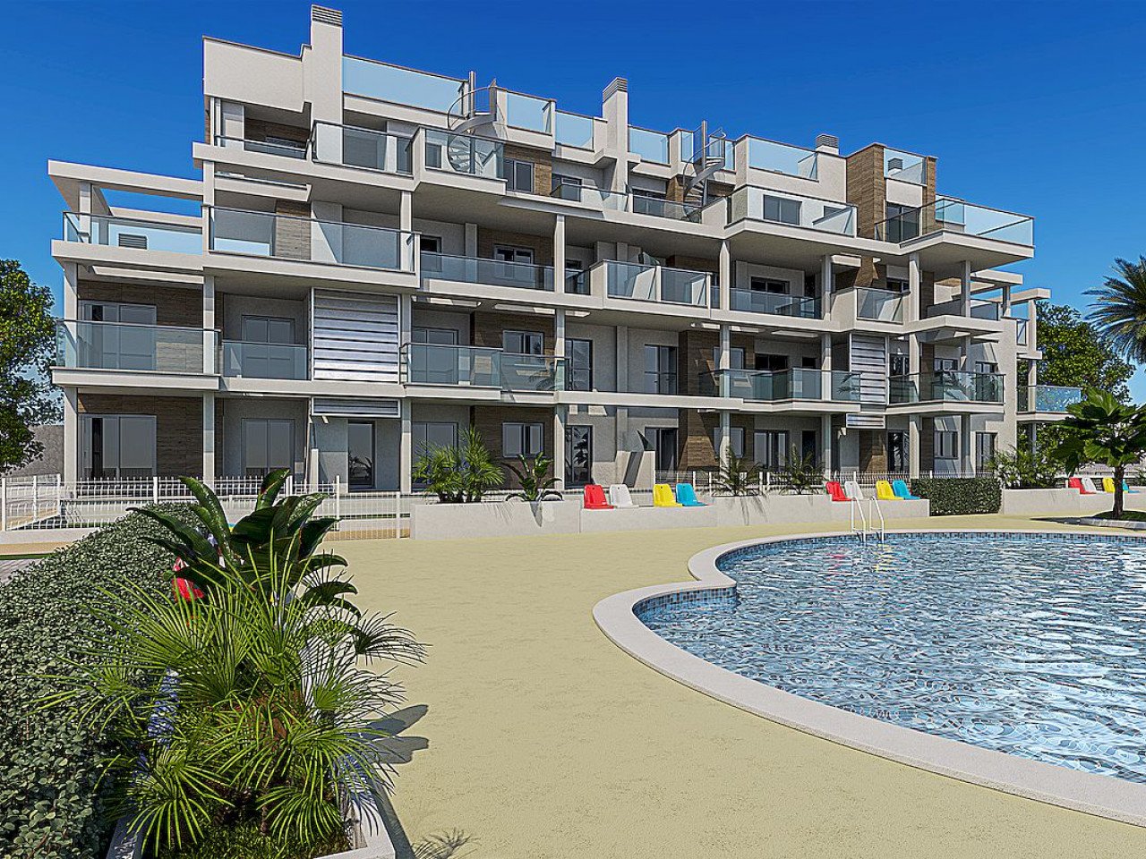 Wohnanlage mit Luxus-Neubau-Apartments - nur 100 Meter vom Strand