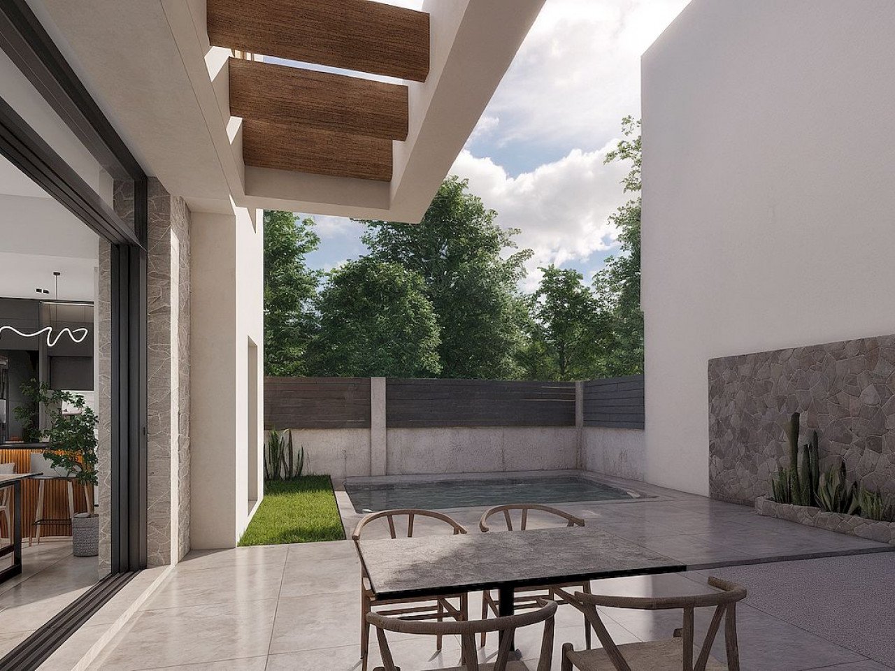 New build detached villas with private pool in a peaceful environment in La Herrada, Los Montesinos This exclusive development of 16 modern villa...
