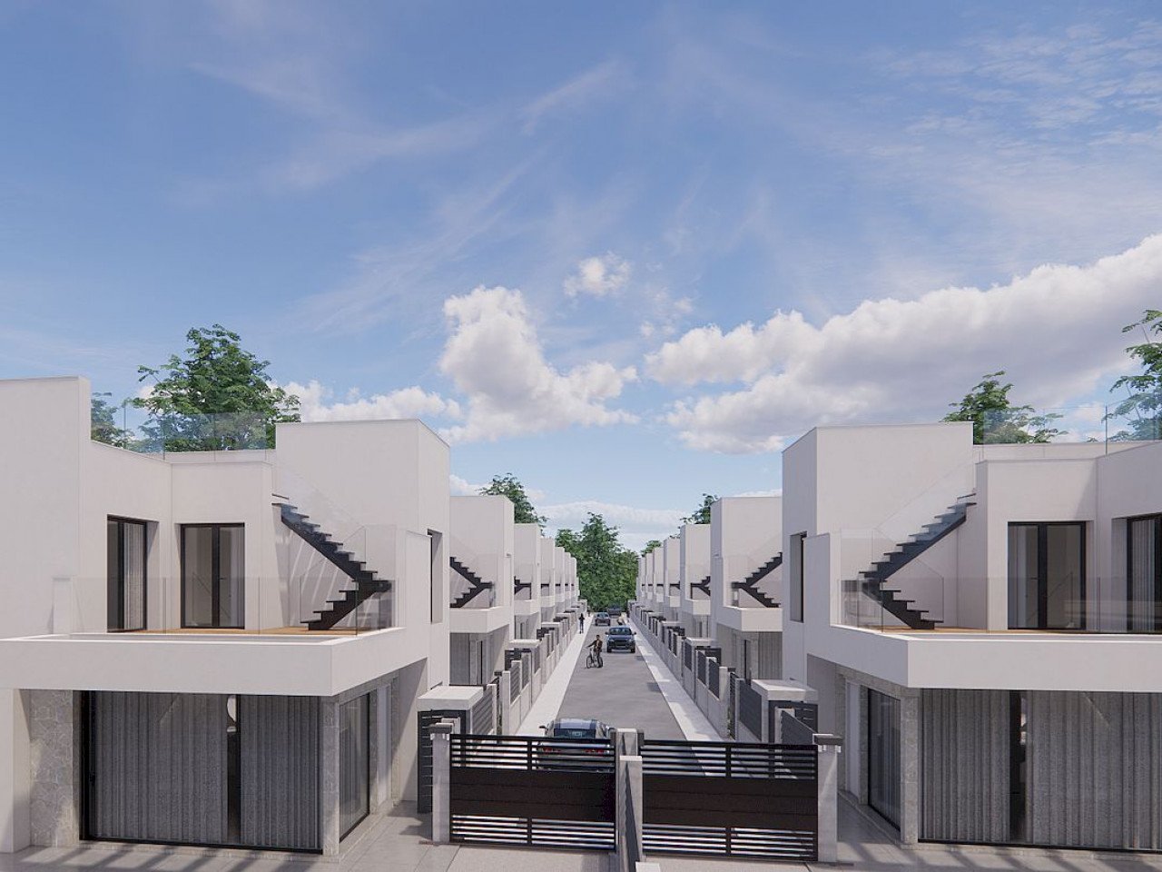 New build detached villas with private pool in a peaceful environment in La Herrada, Los Montesinos This exclusive development of 16 modern villa...