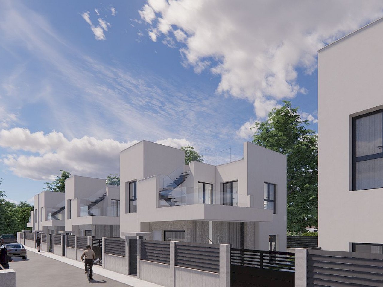 New build detached villas with private pool in a peaceful environment in La Herrada, Los Montesinos This exclusive development of 16 modern villa...