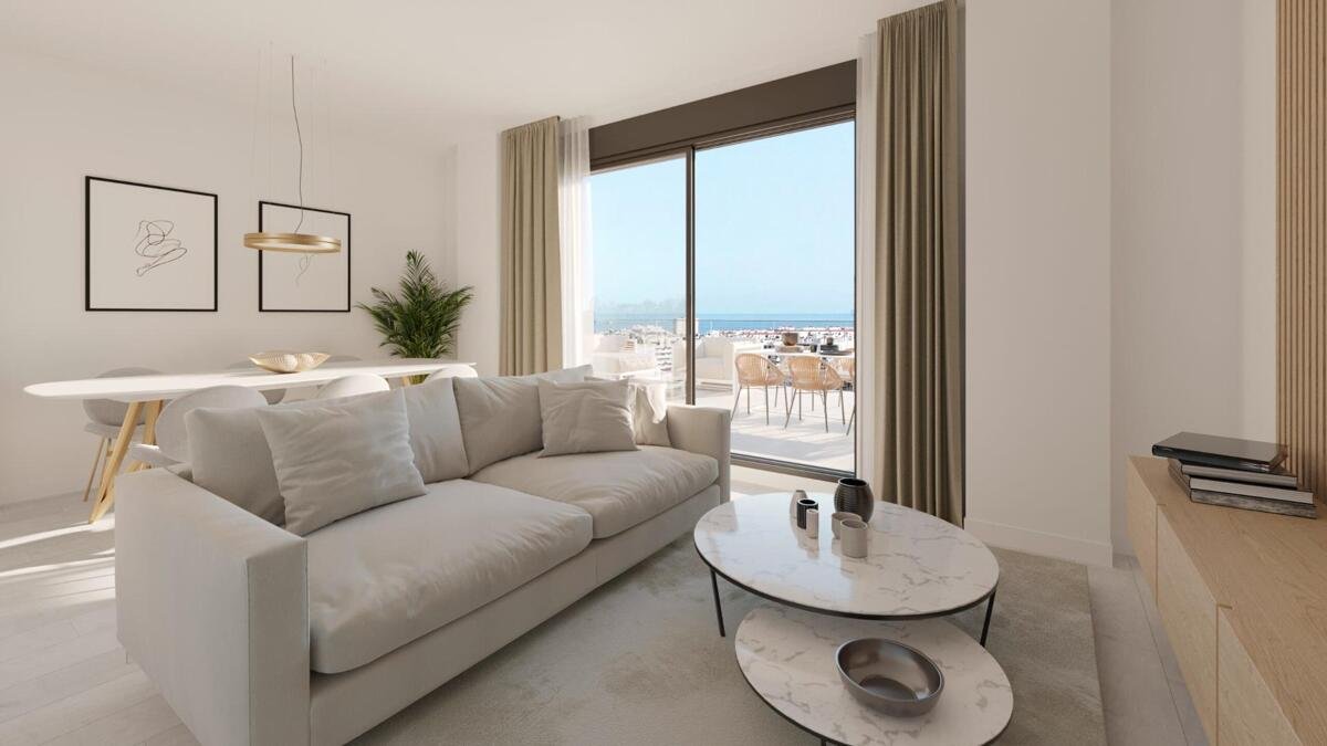 New build, 3 bedroom, 2 bathroom apartment in Estepona