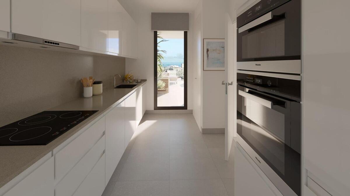 New build, 3 bedroom, 2 bathroom apartment in Estepona