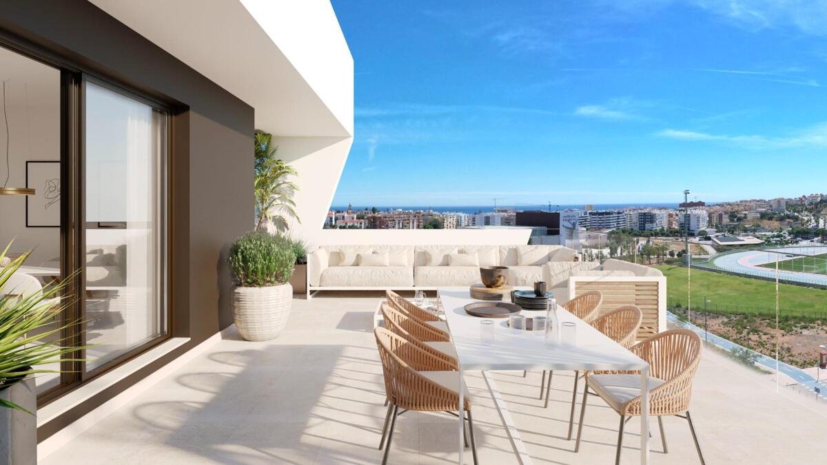 New build, 3 bedroom, 2 bathroom apartment in Estepona