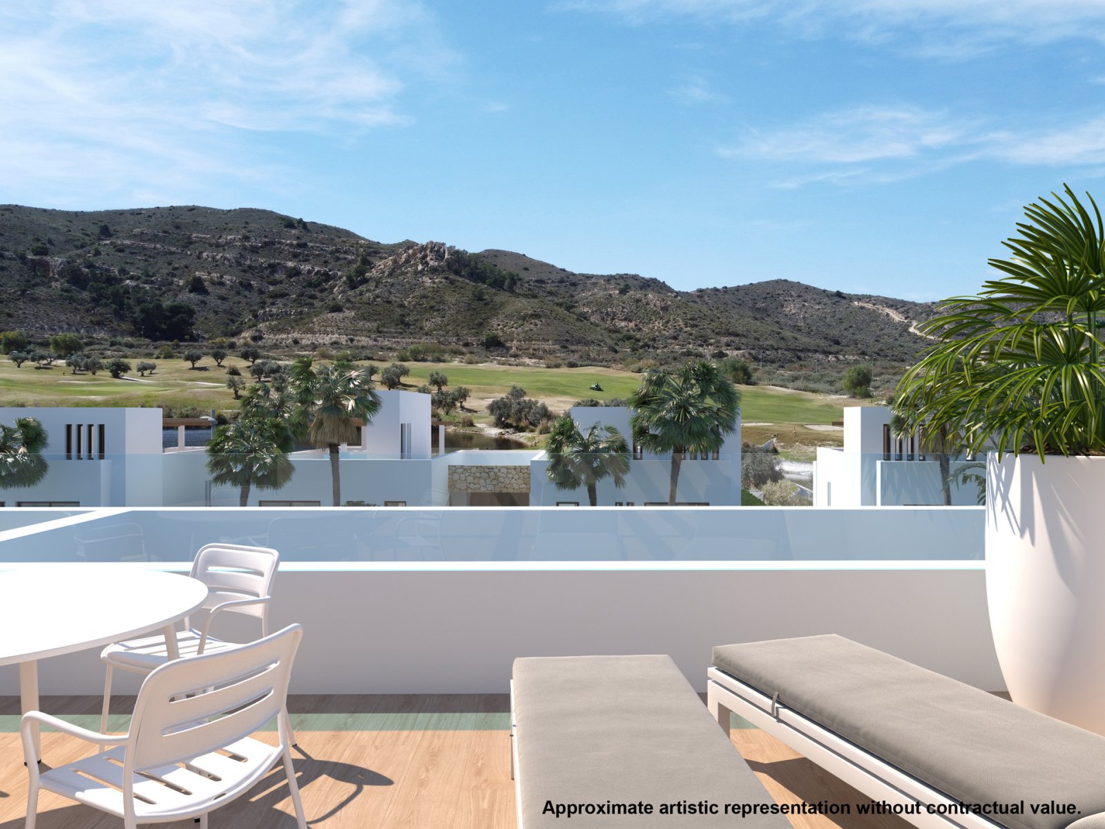 NEUBAU-Golf-Townhouses - mit Pool - in Golfanlage nahe Alicante