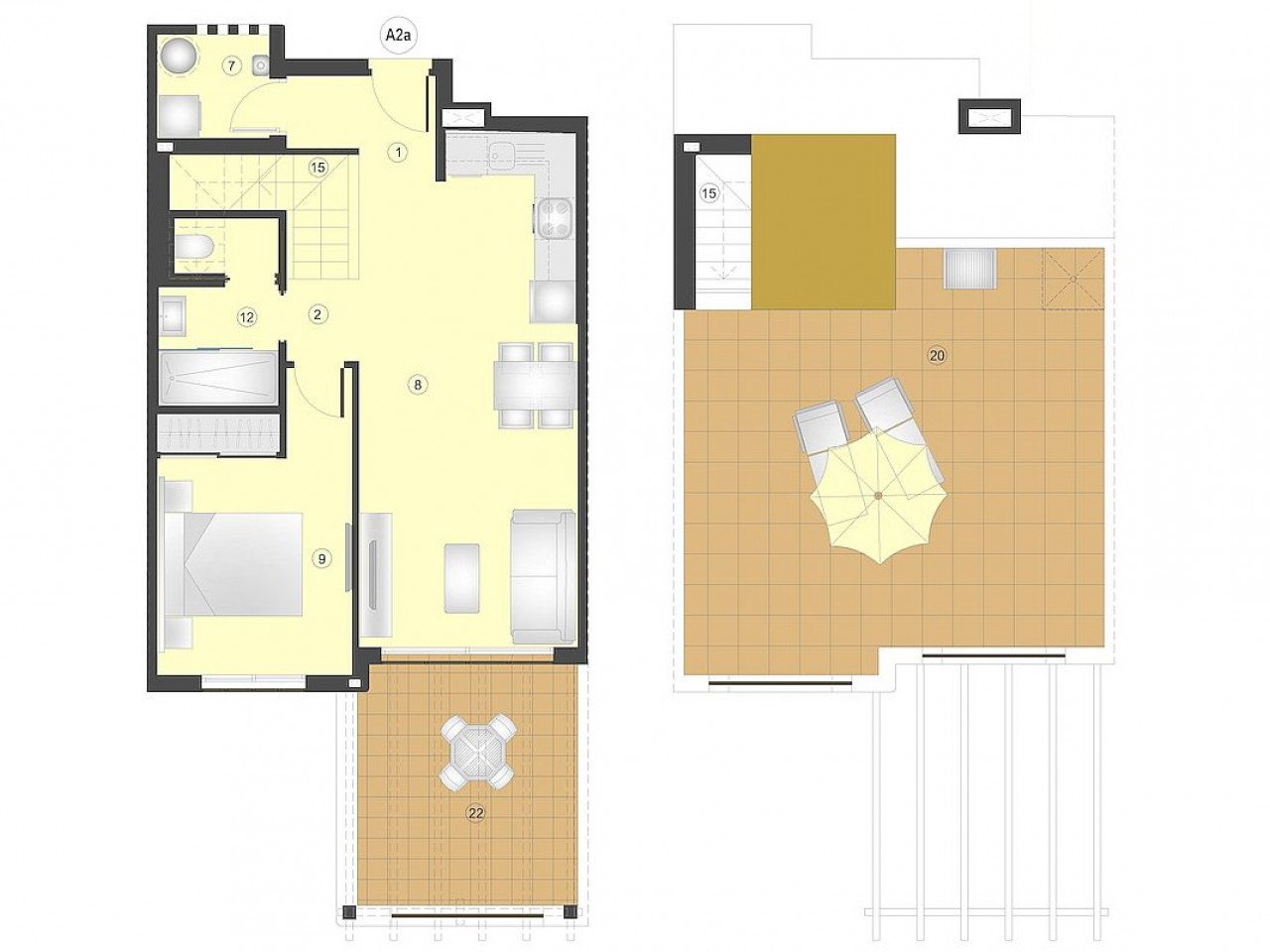 Herrliche Neubau-Wohnanlage in absoluter Meernähe - Costa Almeria