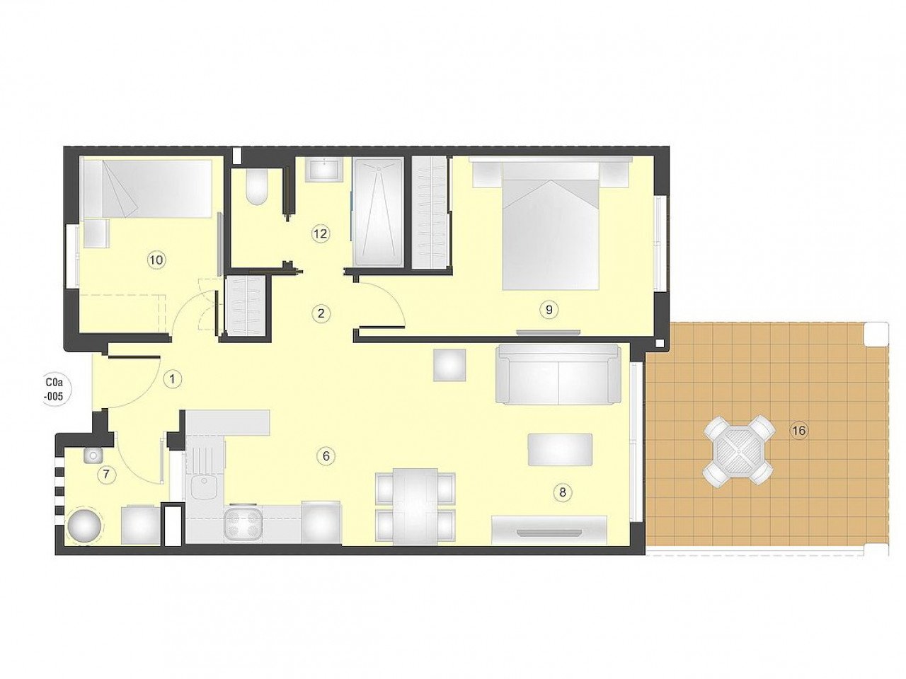 Herrliche Neubau-Wohnanlage in absoluter Meernähe - Costa Almeria