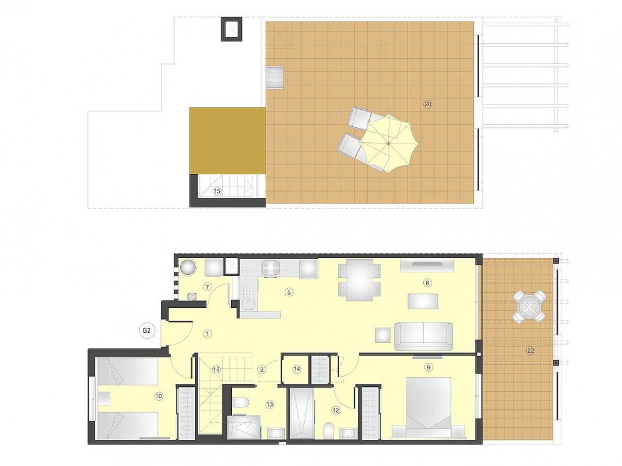 Herrliche Neubau-Wohnanlage in absoluter Meernähe - Costa Almeria