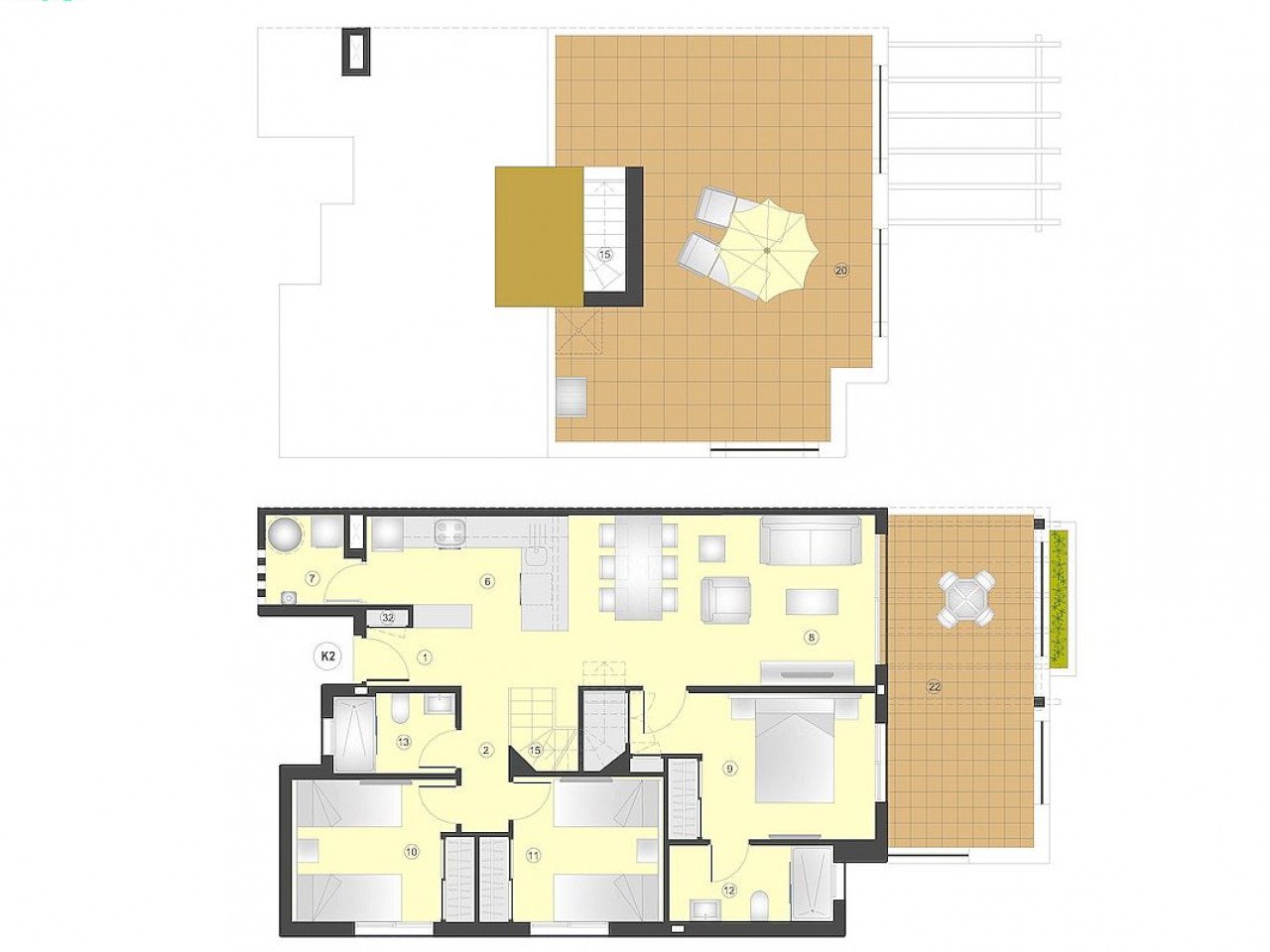 Herrliche Neubau-Wohnanlage in absoluter Meernähe - Costa Almeria