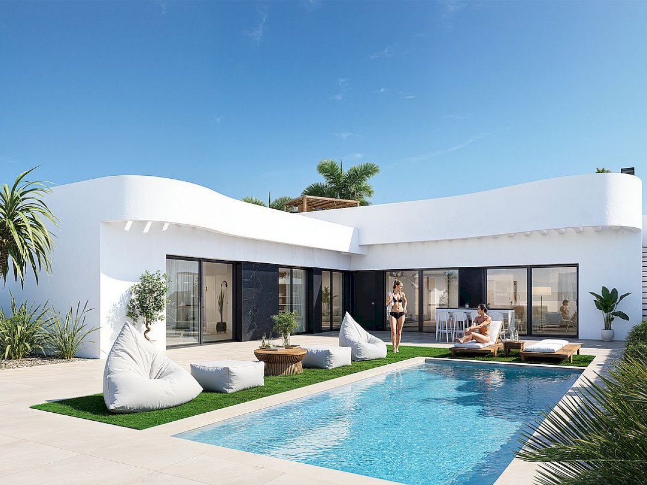New residential development of 53 modern villas is located in La Finca Golf Resort in Algorfa, one of the most sought after areas of the Costa Blan...