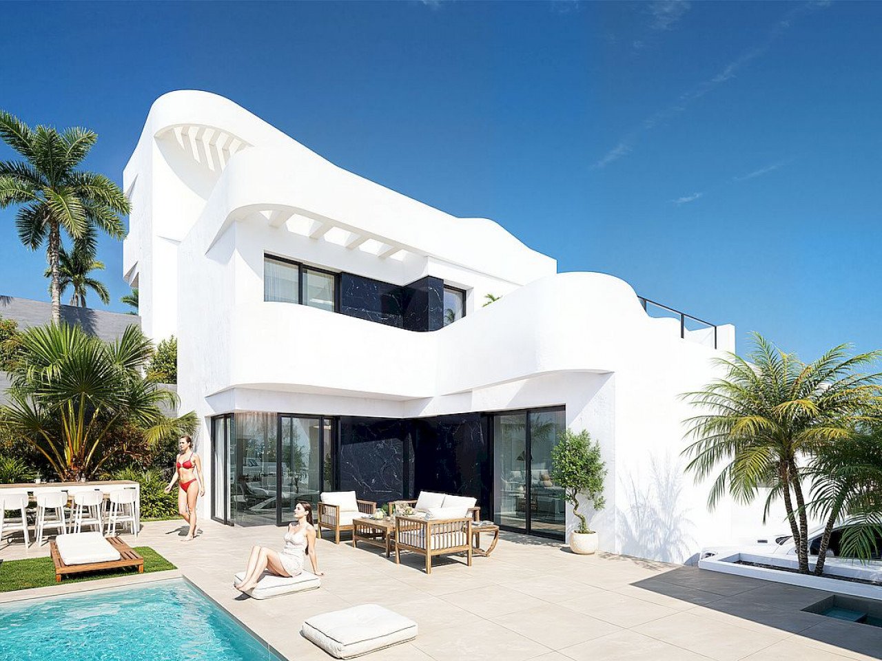 New residential development of 53 modern villas is located in La Finca Golf Resort in Algorfa, one of the most sought after areas of the Costa Blan...