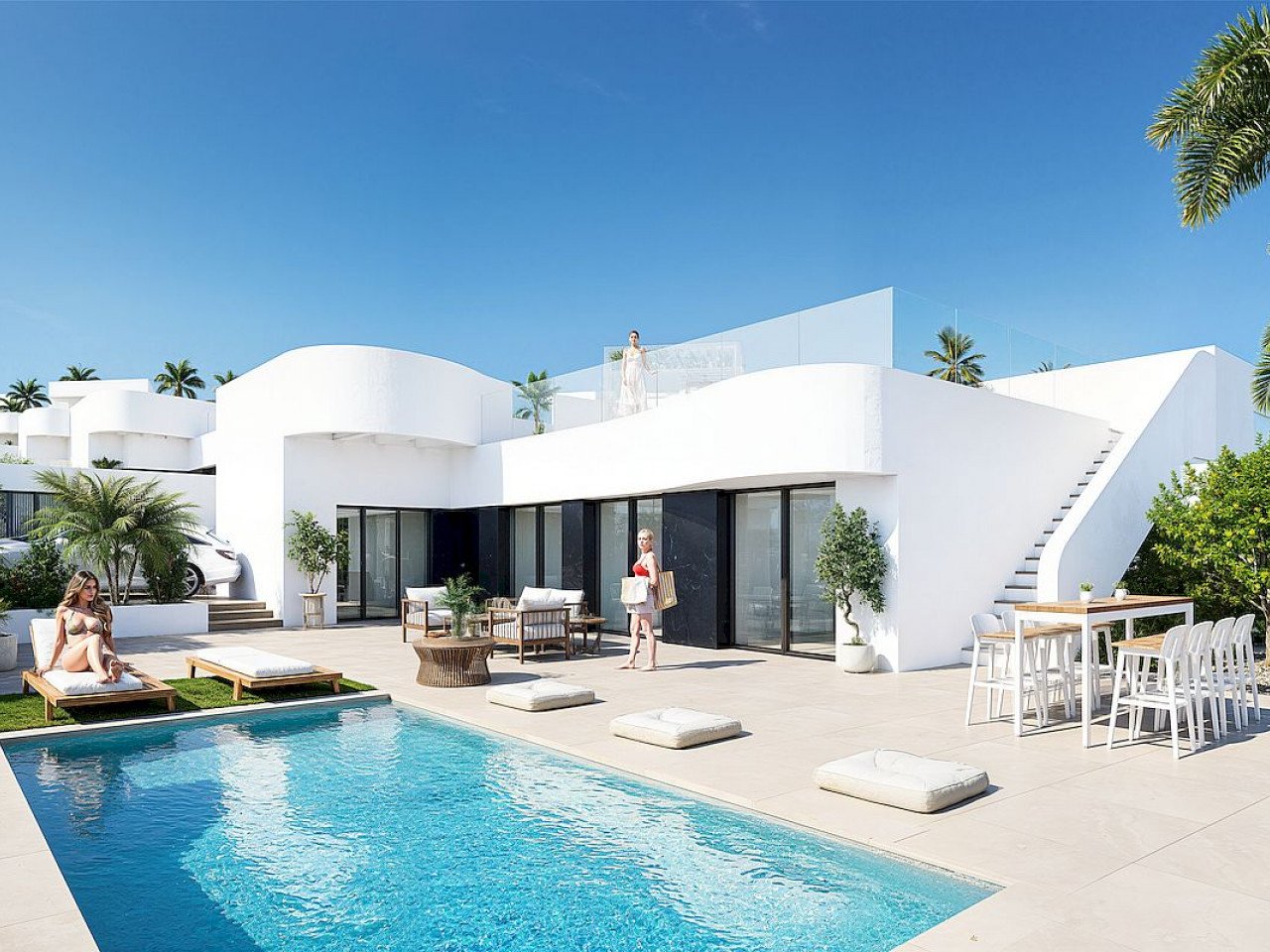 New residential development of 53 modern villas is located in La Finca Golf Resort in Algorfa, one of the most sought after areas of the Costa Blan...