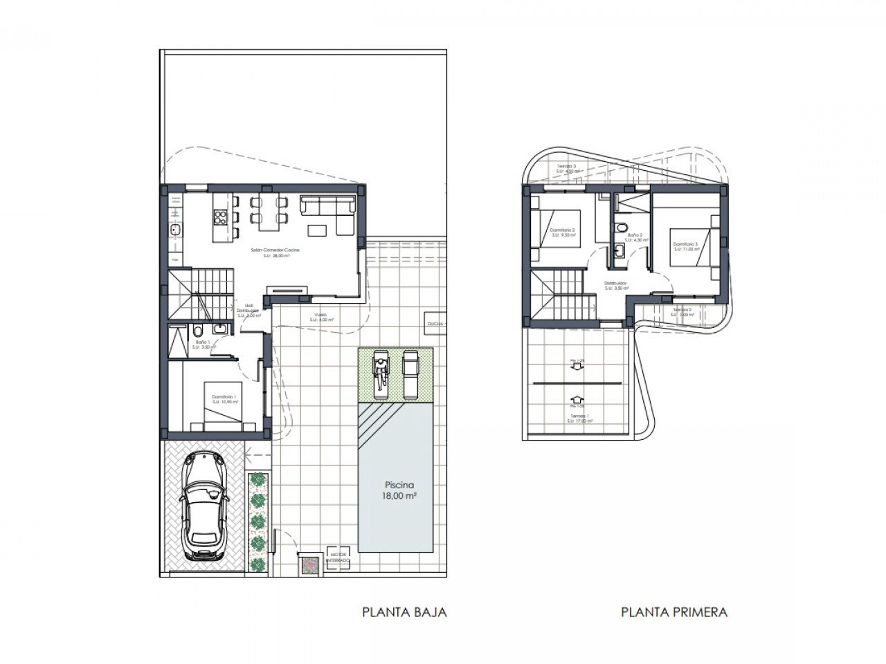New residential development of 53 modern villas is located in La Finca Golf Resort in Algorfa, one of the most sought after areas of the Costa Blan...