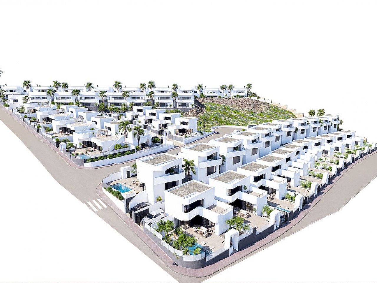 New residential development of 53 modern villas is located in La Finca Golf Resort in Algorfa, one of the most sought after areas of the Costa Blan...