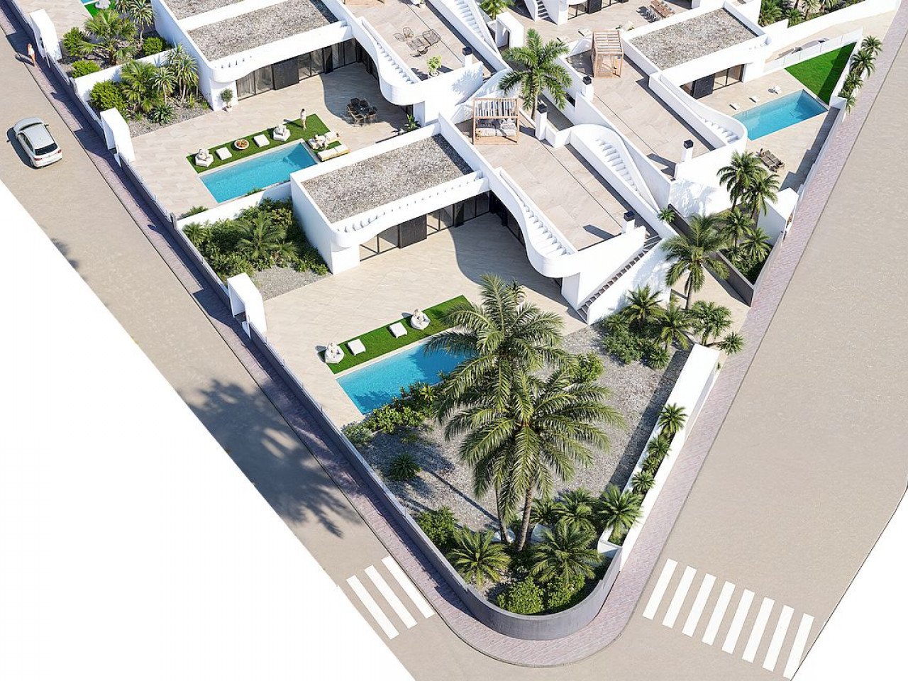 New residential development of 53 modern villas is located in La Finca Golf Resort in Algorfa, one of the most sought after areas of the Costa Blan...