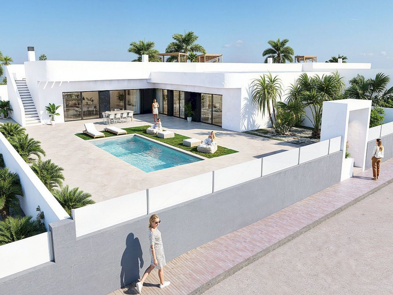 New residential development of 53 modern villas is located in La Finca Golf Resort in Algorfa, one of the most sought after areas of the Costa Blan...