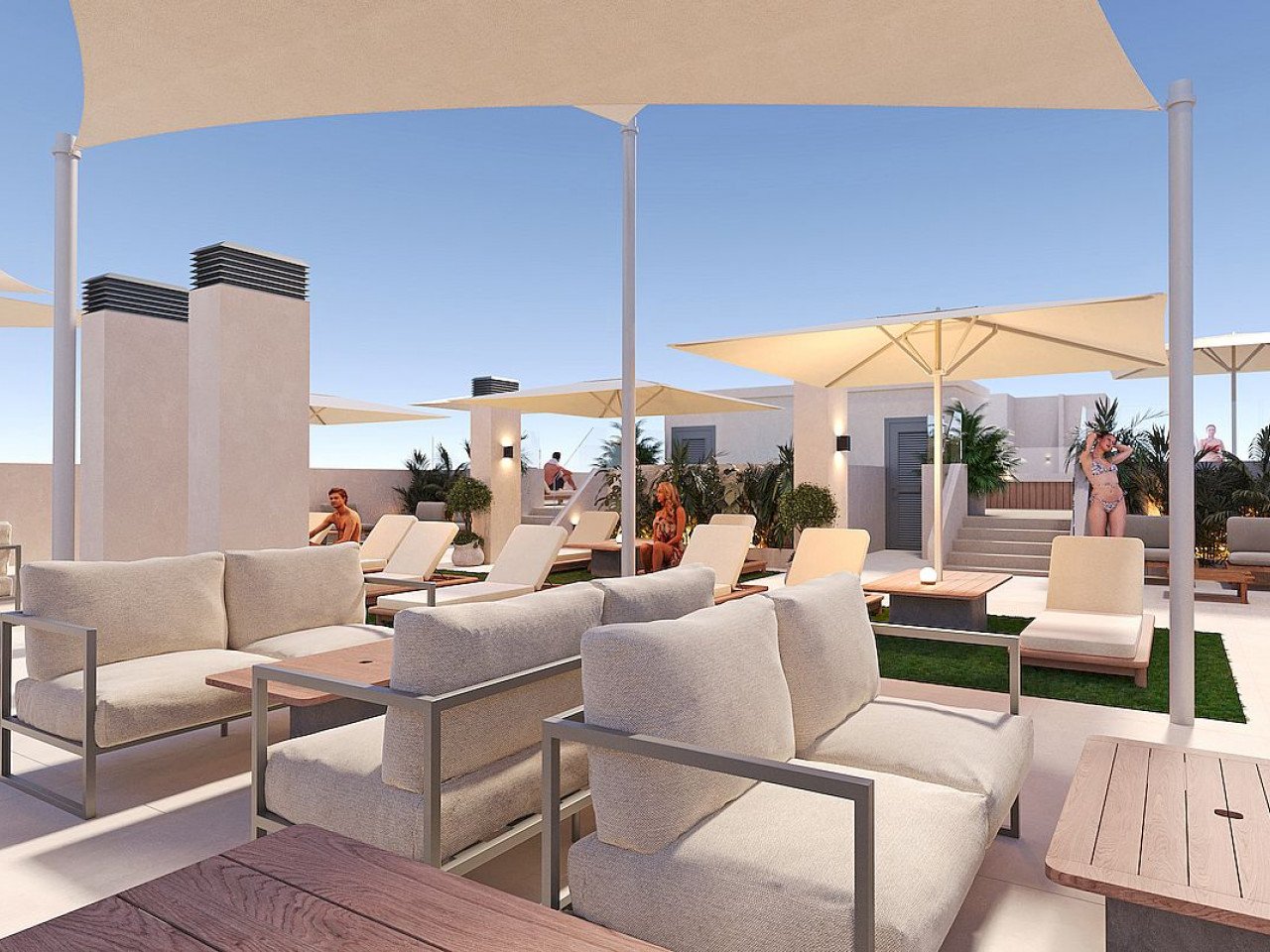 Moderne Neubau-Apartments zentral in San Miguel de Salinas