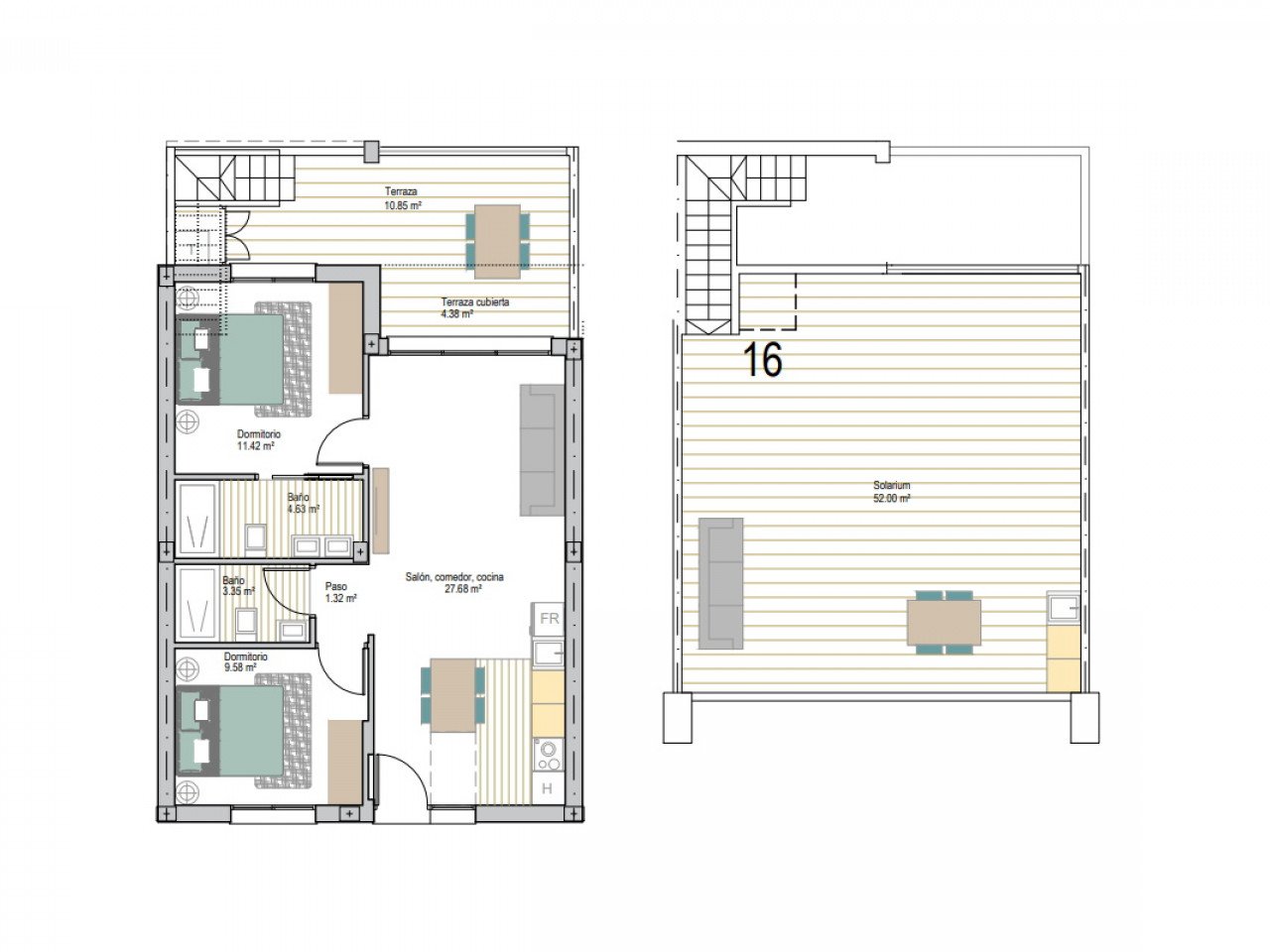 New exclusive residential complex of Apartments located in San Cayetano, Murcia, just 9 km from the sea and surrounded by several renowned golf cou...