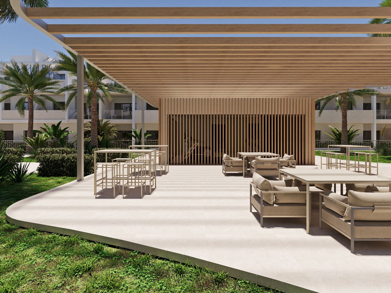 New exclusive residential complex of Apartments located in San Cayetano, Murcia, just 9 km from the sea and surrounded by several renowned golf cou...