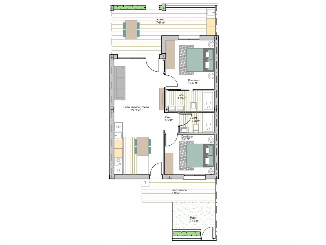New exclusive residential complex of Apartments located in San Cayetano, Murcia, just 9 km from the sea and surrounded by several renowned golf cou...