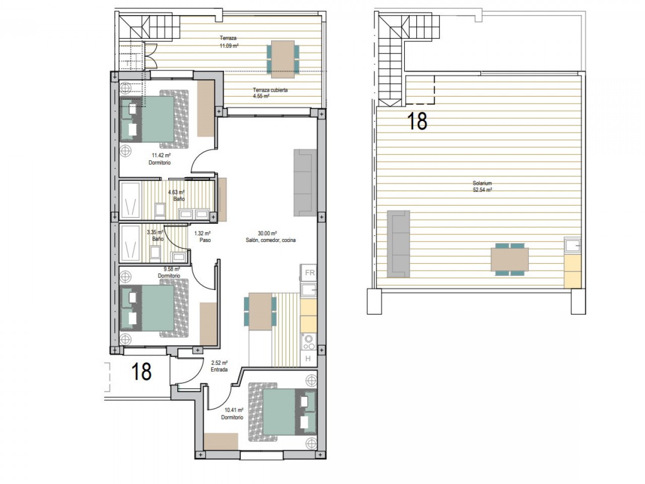 New exclusive residential complex of Apartments located in San Cayetano, Murcia, just 9 km from the sea and surrounded by several renowned golf cou...