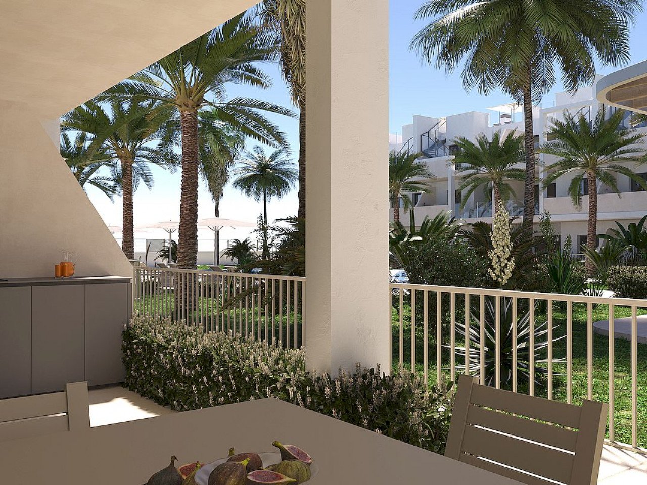 New exclusive residential complex of Apartments located in San Cayetano, Murcia, just 9 km from the sea and surrounded by several renowned golf cou...