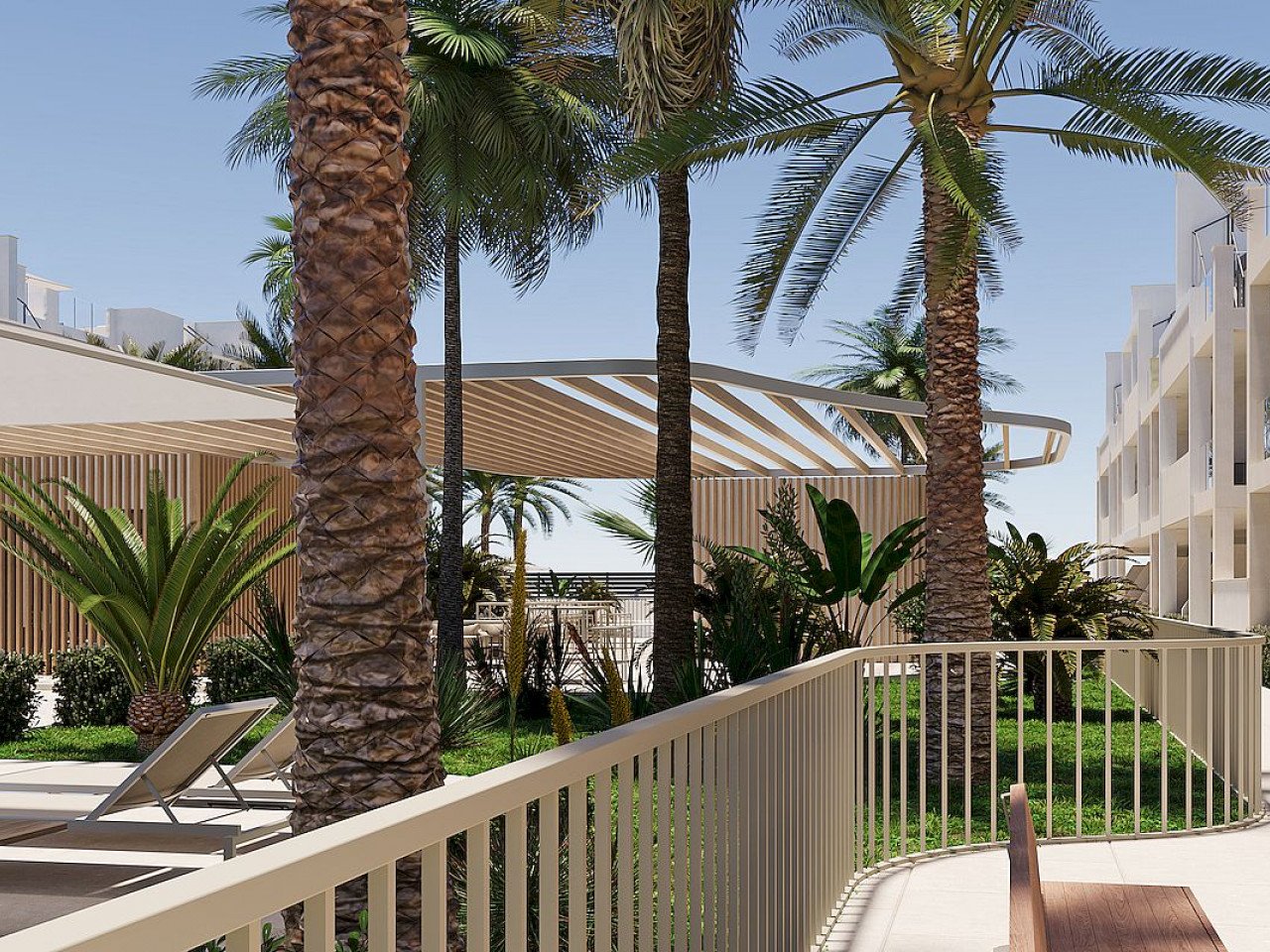 New exclusive residential complex of Apartments located in San Cayetano, Murcia, just 9 km from the sea and surrounded by several renowned golf cou...