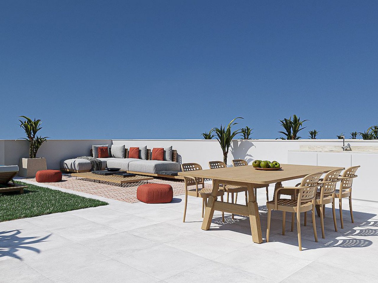 New exclusive development of six one level independent villas designed to offer maximum privacy, comfort and outdoor living located in El Jimenado,...