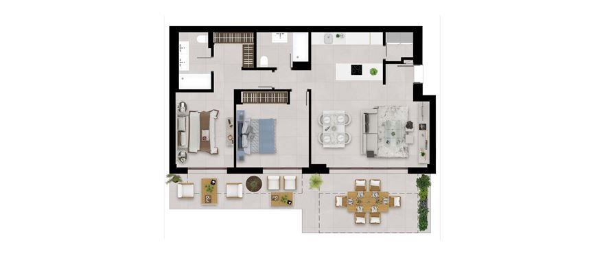 Bei MARBELLA - Exklusives NEUBAU-Penthouse in wunderbarem Naturumfeld