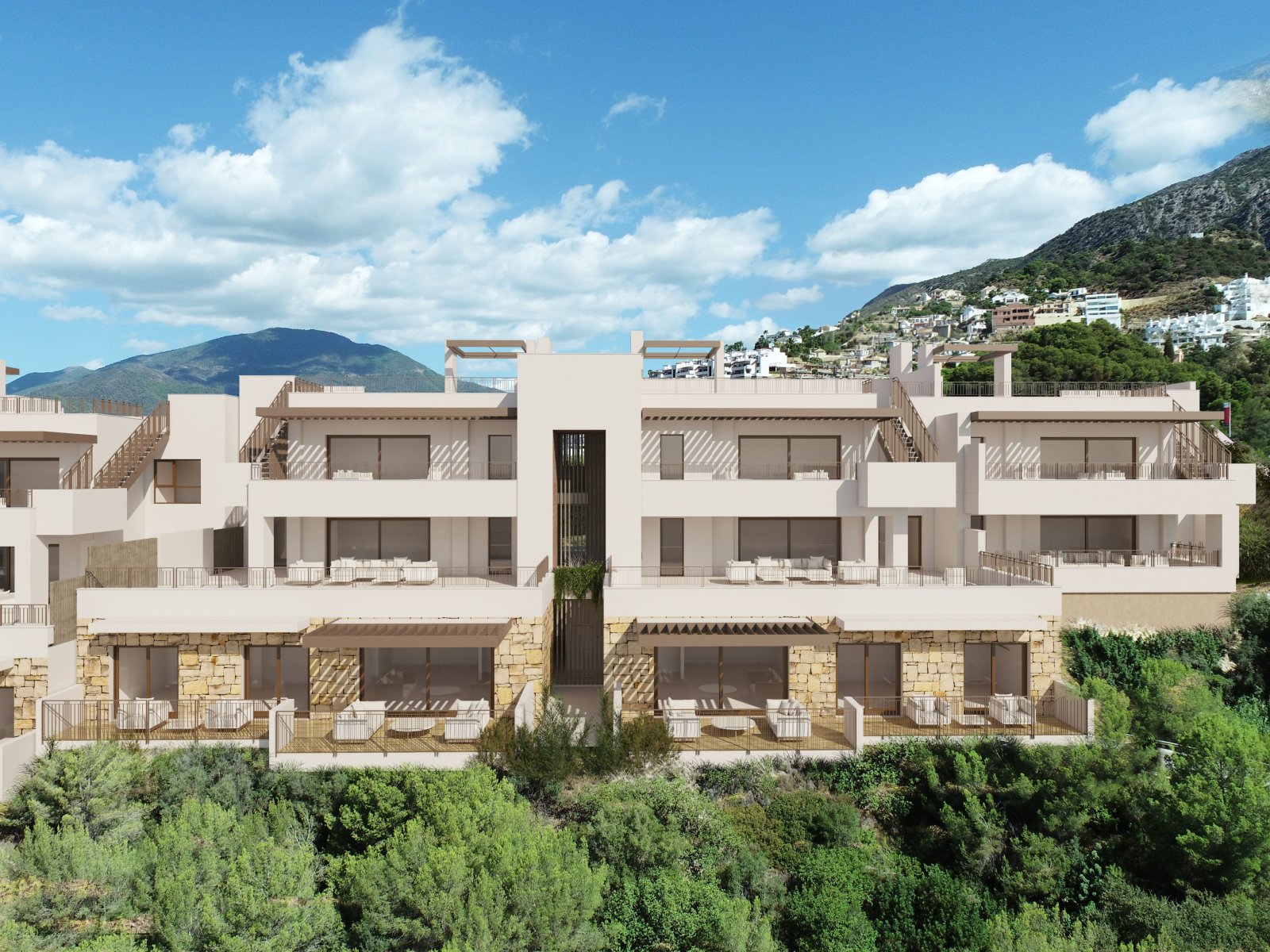 Bei MARBELLA - Exklusives NEUBAU-Penthouse in wunderbarem Naturumfeld