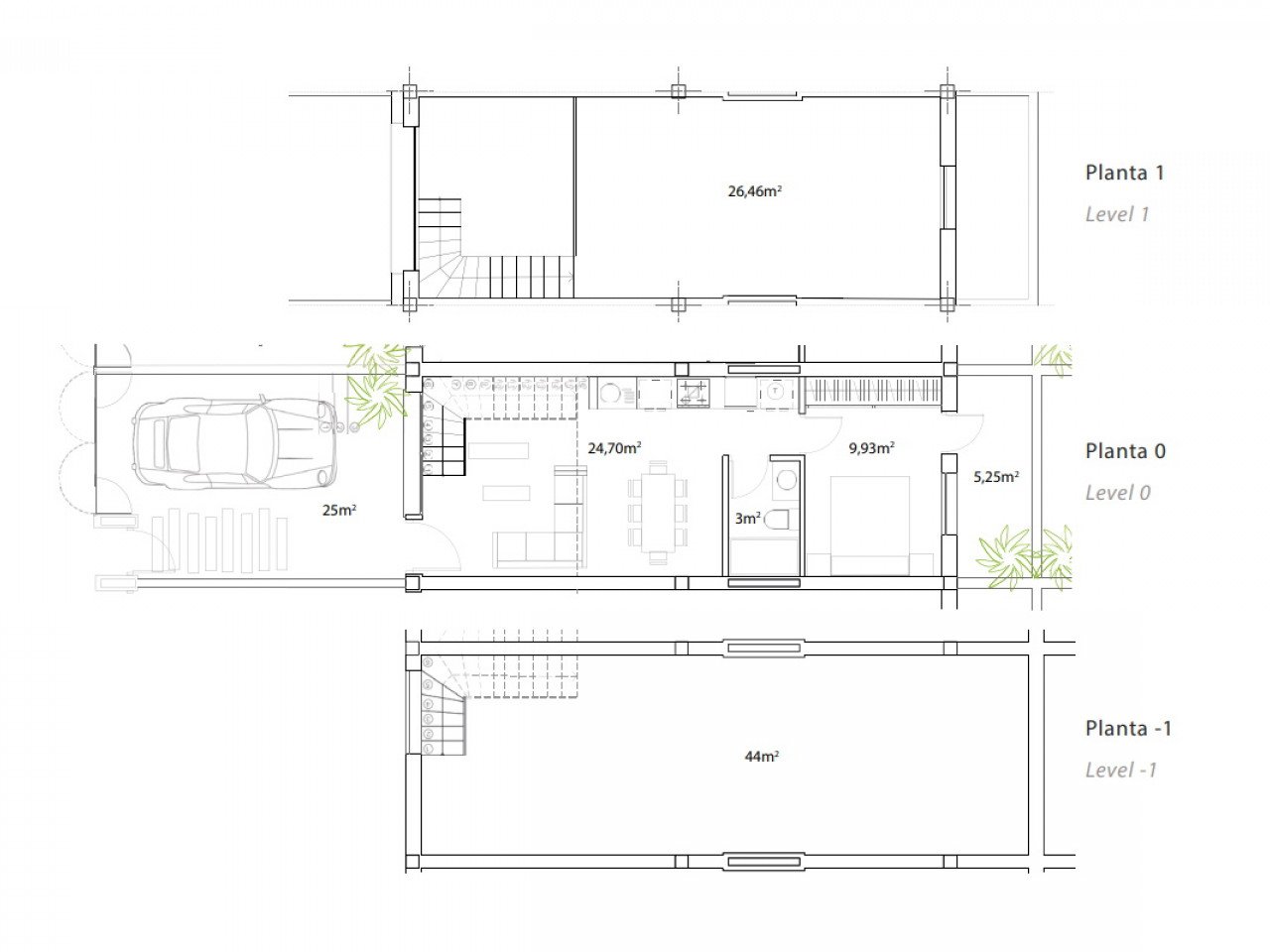 3 Schlafzimmer Stadthäuser in Gran Alacant