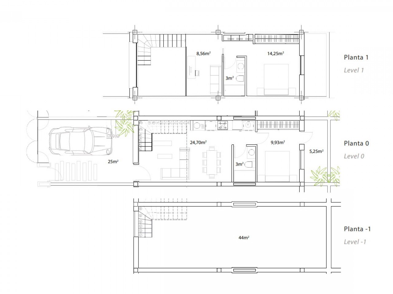 3 Schlafzimmer Stadthäuser in Gran Alacant