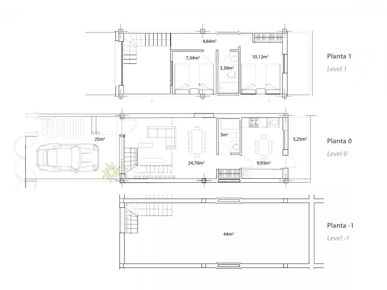 3 Schlafzimmer Stadthäuser in Gran Alacant
