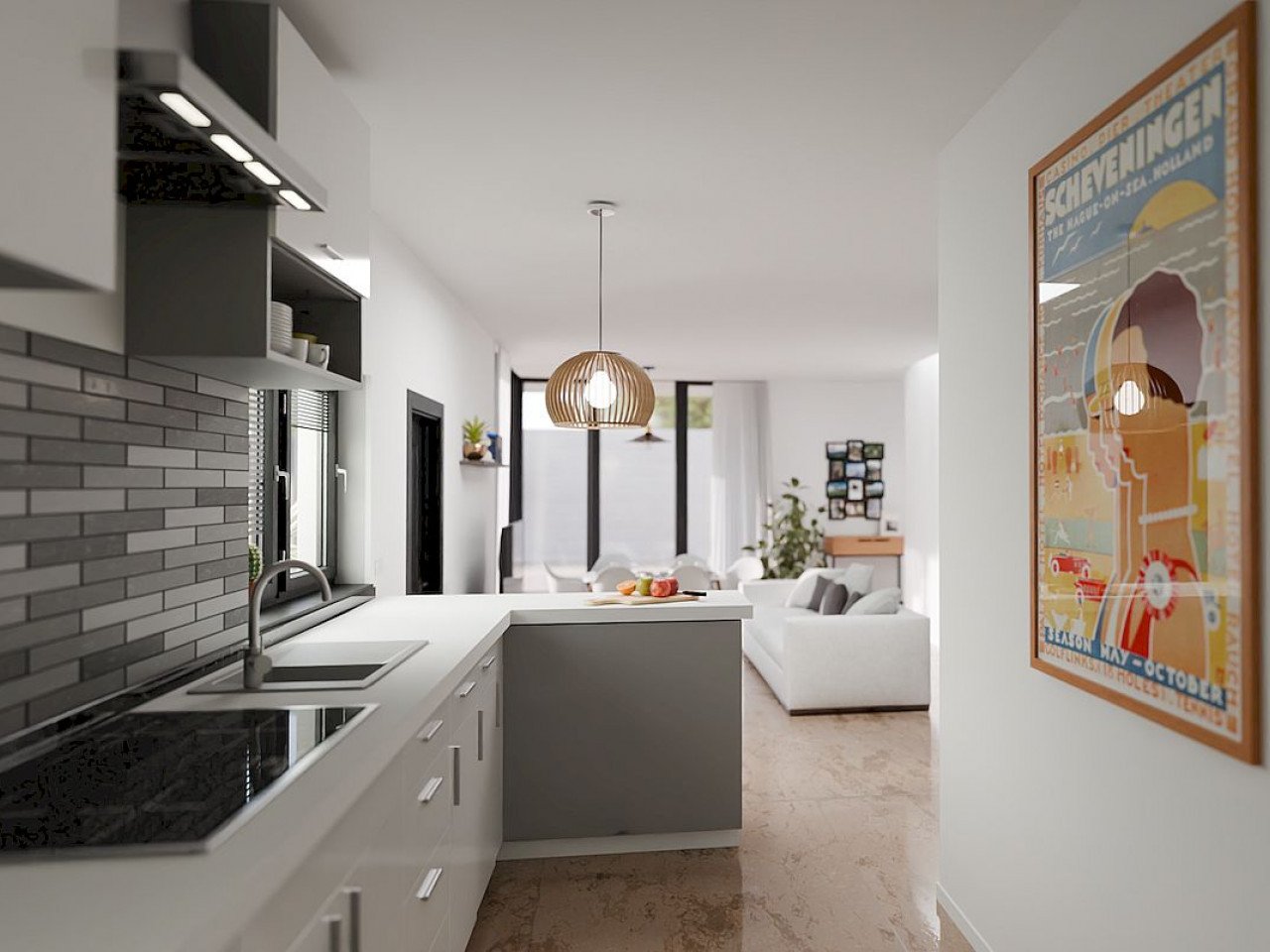 Mondrian - freistehende Neubau-Villa, wenige Minuten zu den bekanntesten Stränden