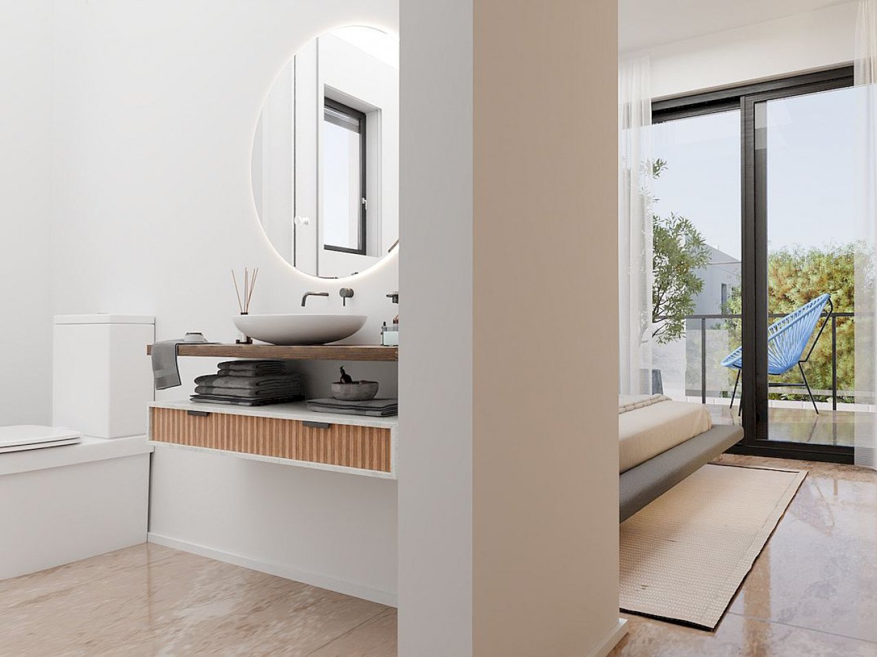Mondrian - freistehende Neubau-Villa, wenige Minuten zu den bekanntesten Stränden