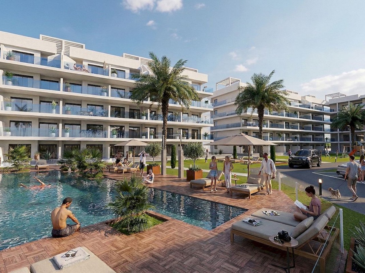 Guardamar: Exklusives Neubau-Objekt: Möblierte Apartments in privilegierter Lage 