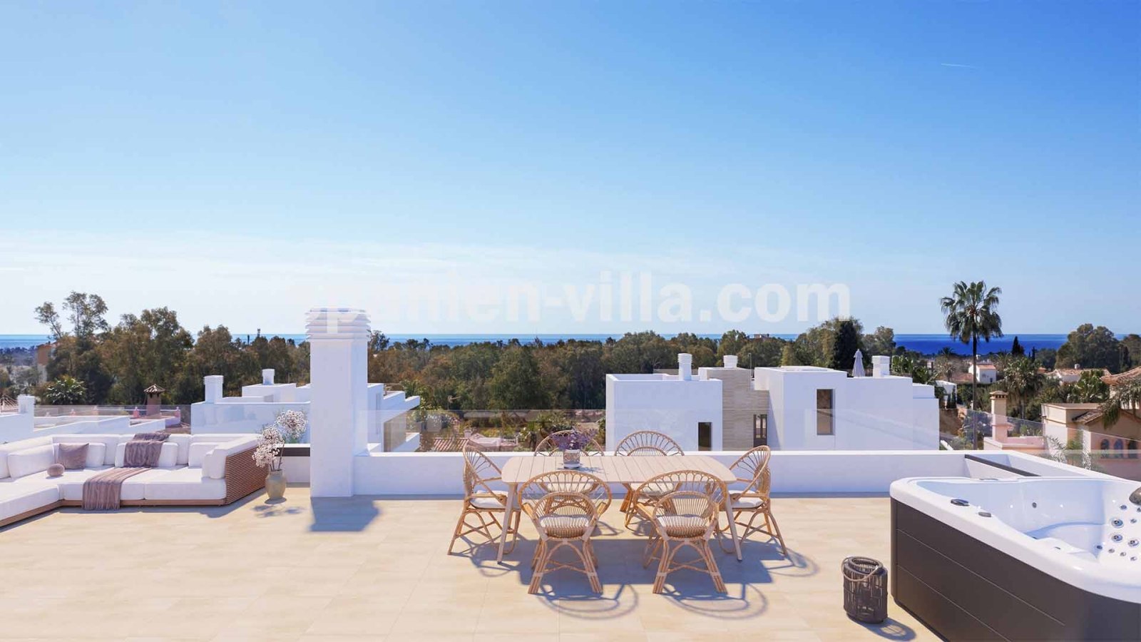 Neubau-Luxus-Villa mit Pool in bester Lage Atalaya