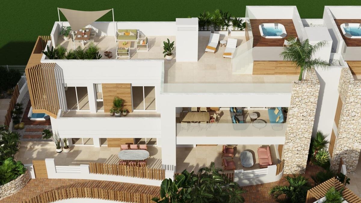 New build, 3 bedroom, 3 bathroom villa in San Juan de los Terreros