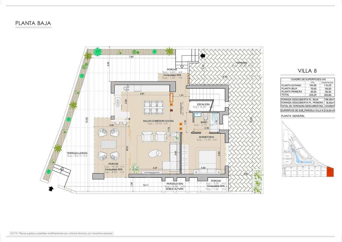 New build, 3 bedroom, 3 bathroom villa in San Juan de los Terreros