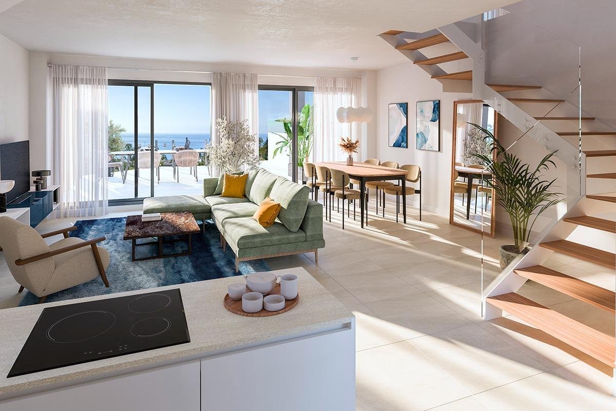 2–3 Bedroom Semi-Detached Homes and Penthouses with Sea Views in Benalmádena