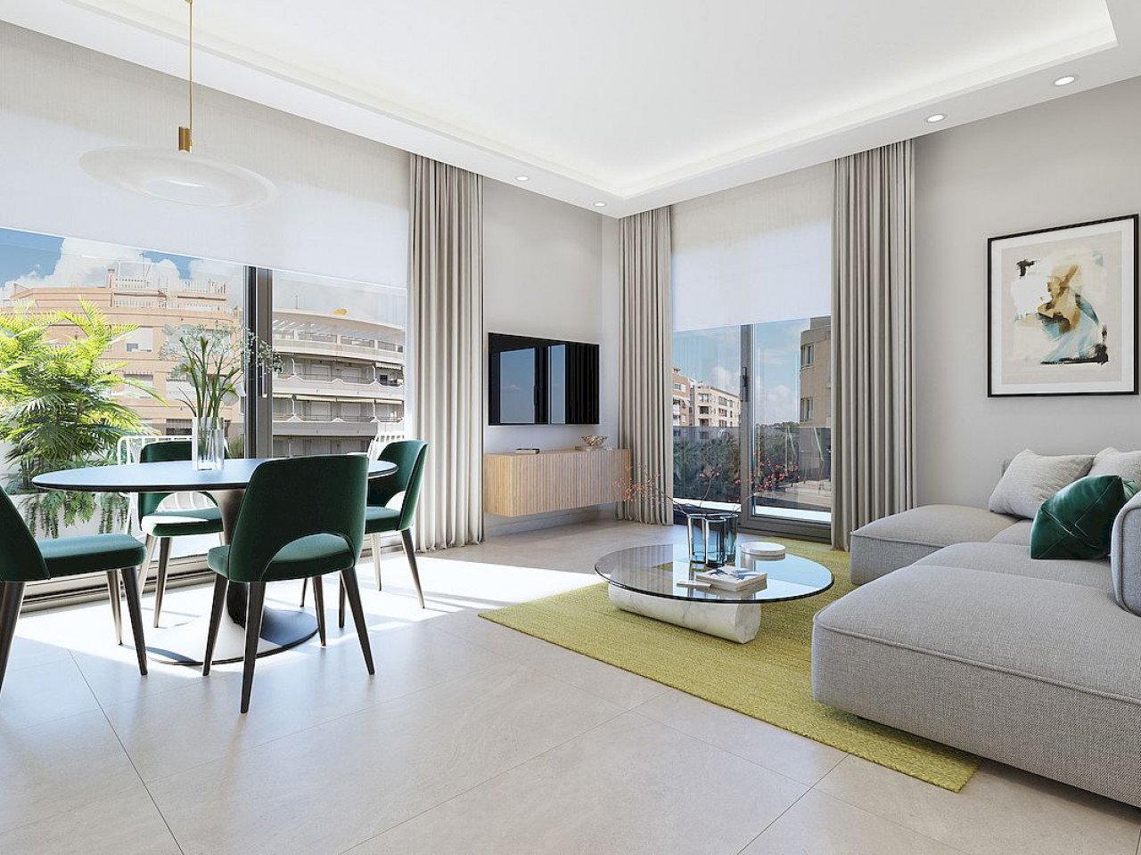 Located on the prestigious Avenida de Cervantes, in one of the most sought after areas of Guardamar del Segura, the Edificio Olas will rise. This o...
