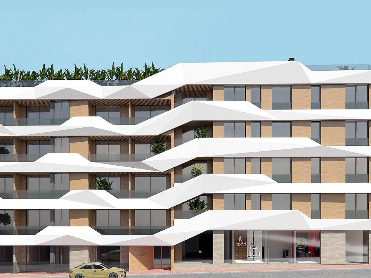 Located on the prestigious Avenida de Cervantes, in one of the most sought after areas of Guardamar del Segura, the Edificio Olas will rise. This o...