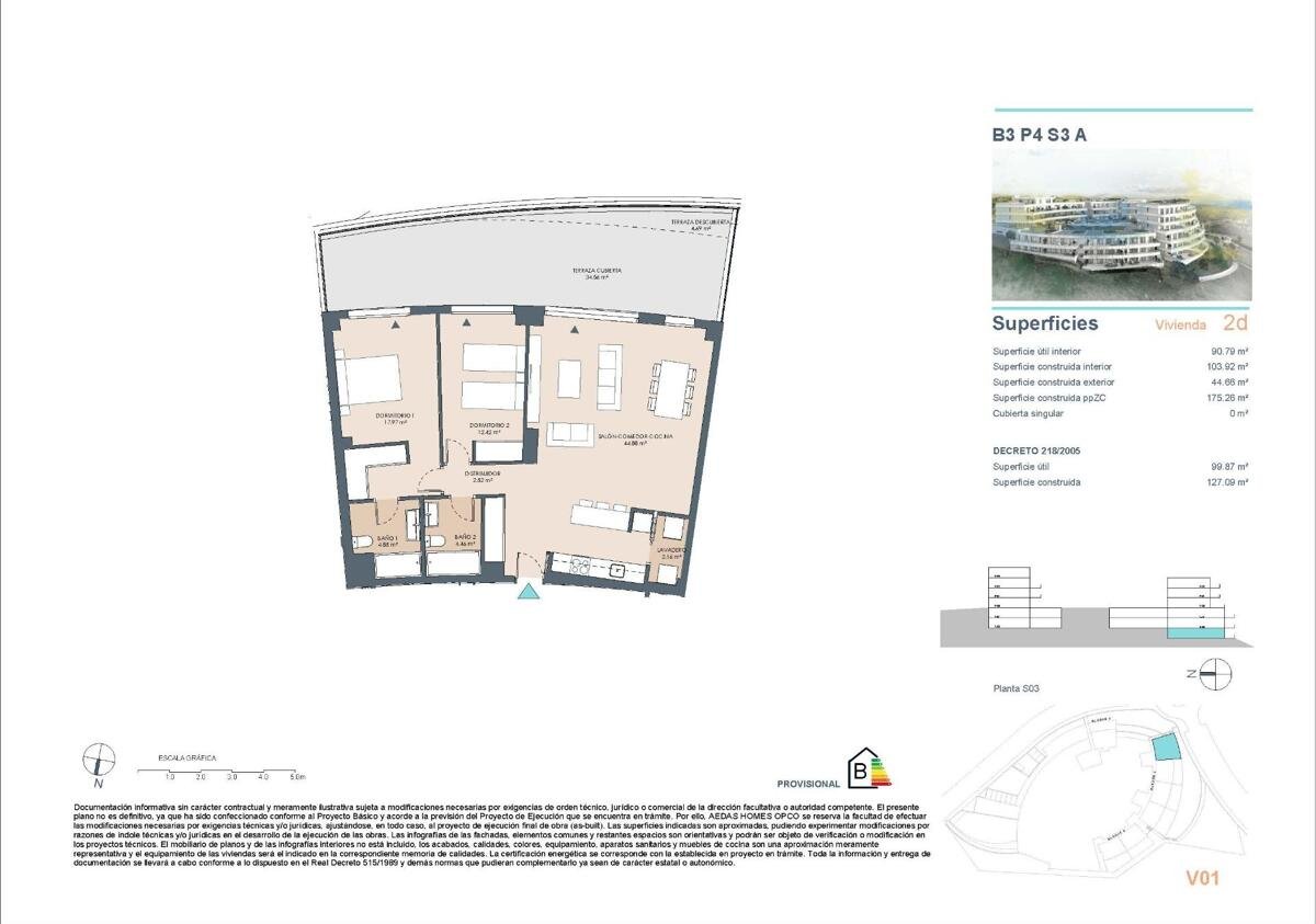 New build, 2 bedroom, 2 bathroom ground floor apartment in Estepona
