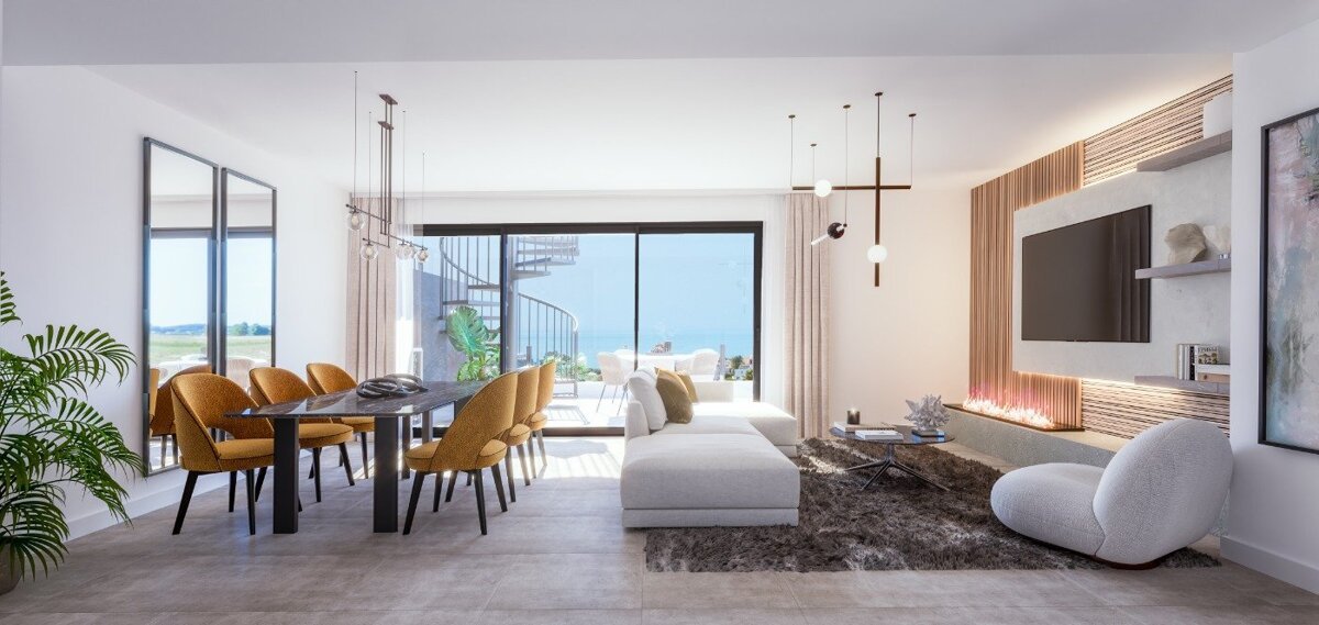 New build, 3 bedroom, 2 bathroom penthouse in Estepona