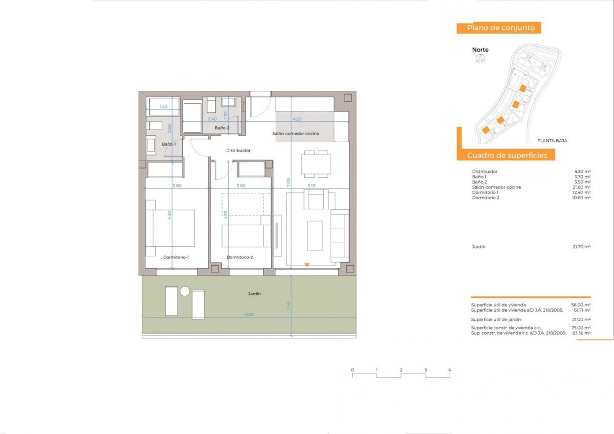 New build, 2 bedroom, 2 bathroom apartment in Vélez-Málaga