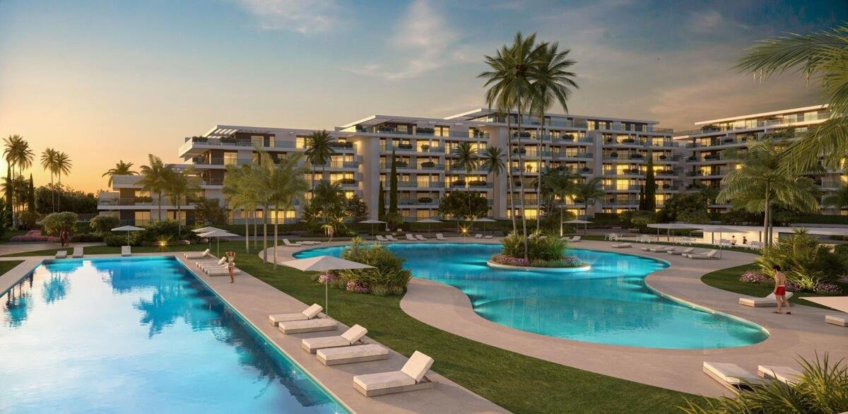 New build, 3 bedroom, 2 bathroom apartment in Almerimar