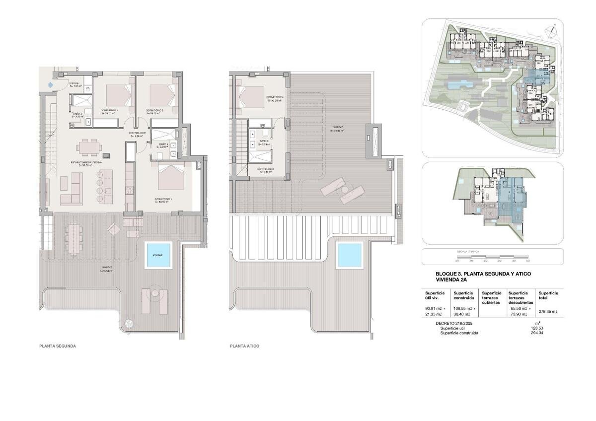 New build, 4 bedroom, 3 bathroom penthouse in Estepona