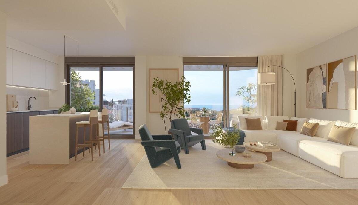 New build, 3 bedroom, 2 bathroom apartment in Mijas
