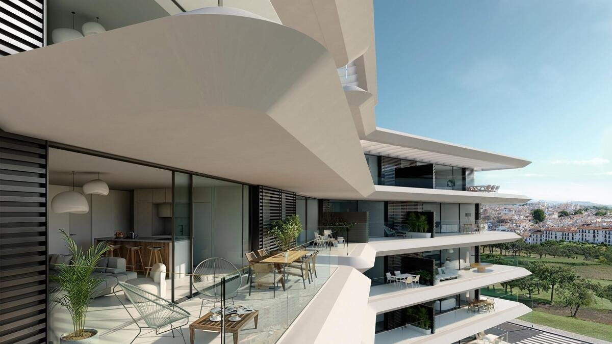 New build, 2 bedroom, 2 bathroom Apartment in Estepona