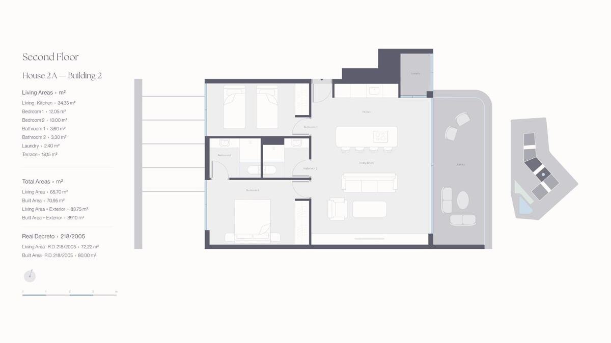 New build, 2 bedroom, 2 bathroom Apartment in Estepona